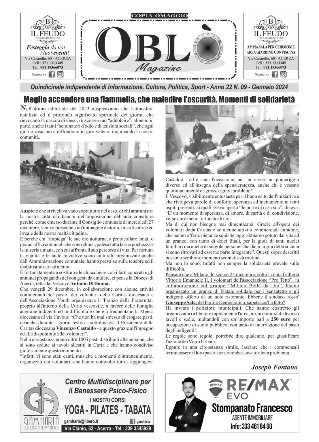 Edizione integrale 8 gennaio 2024