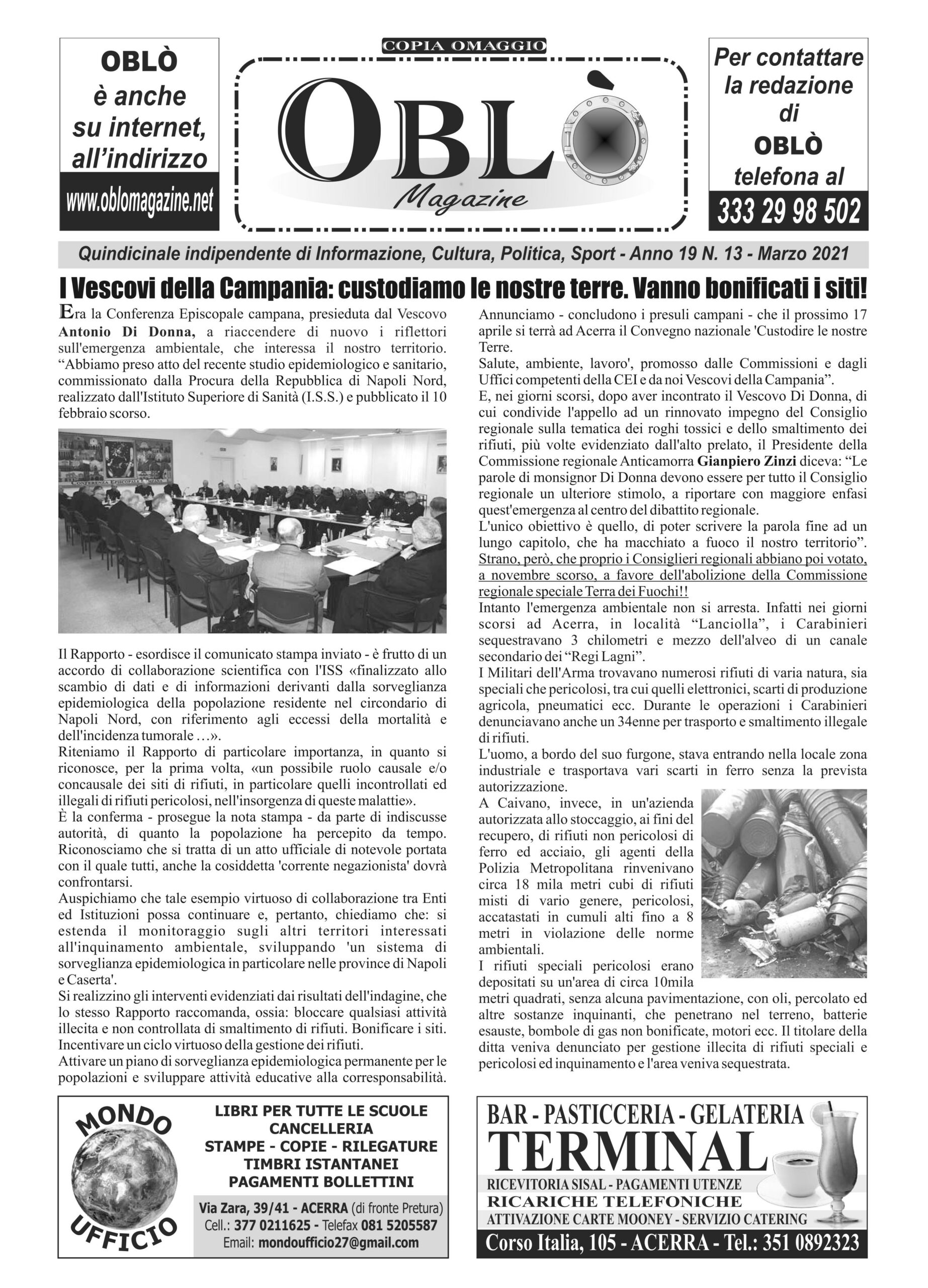 Edizione integrale del 15 marzo 2021
