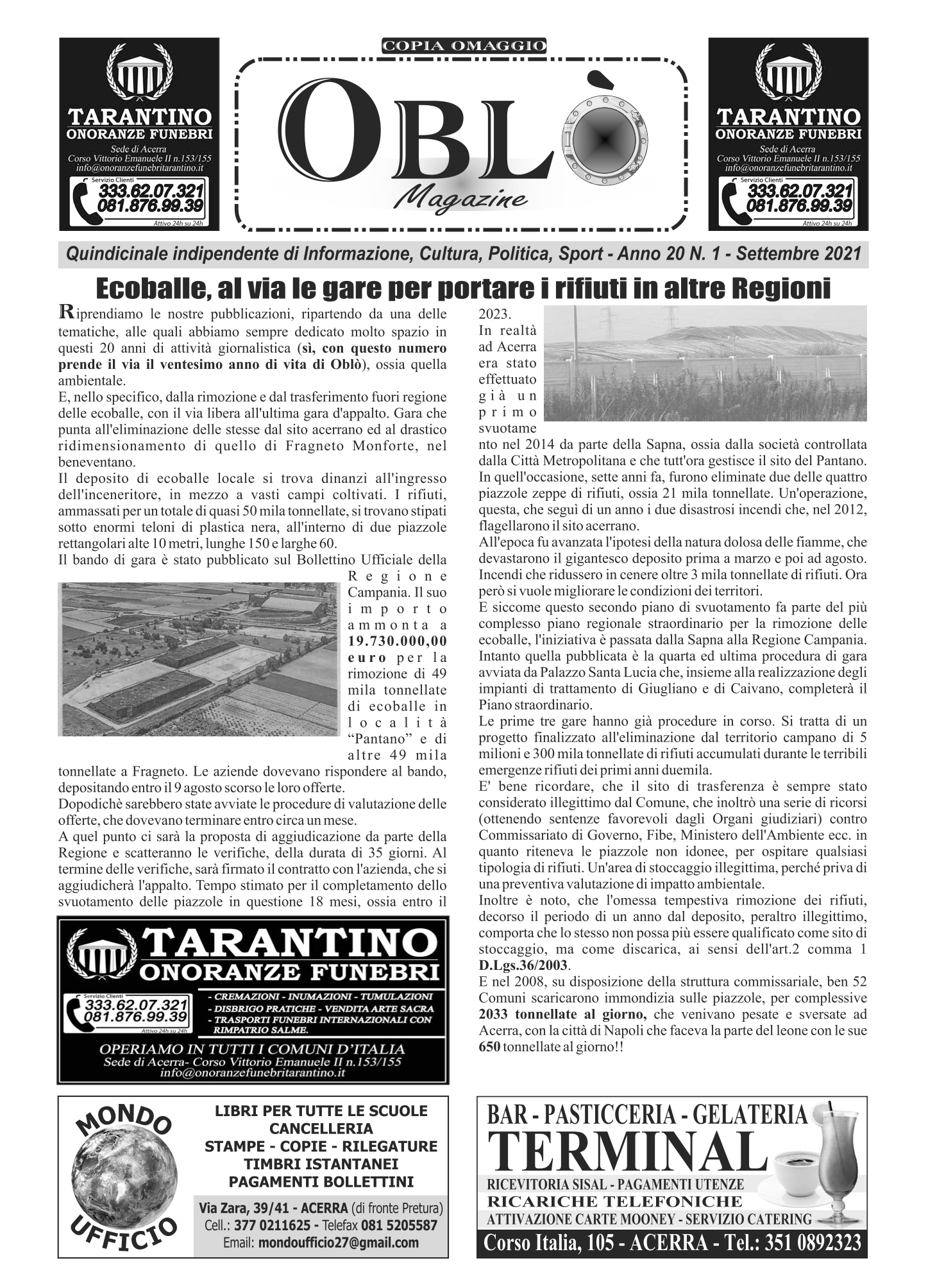 Edizione integrale del 07 settembre 2021