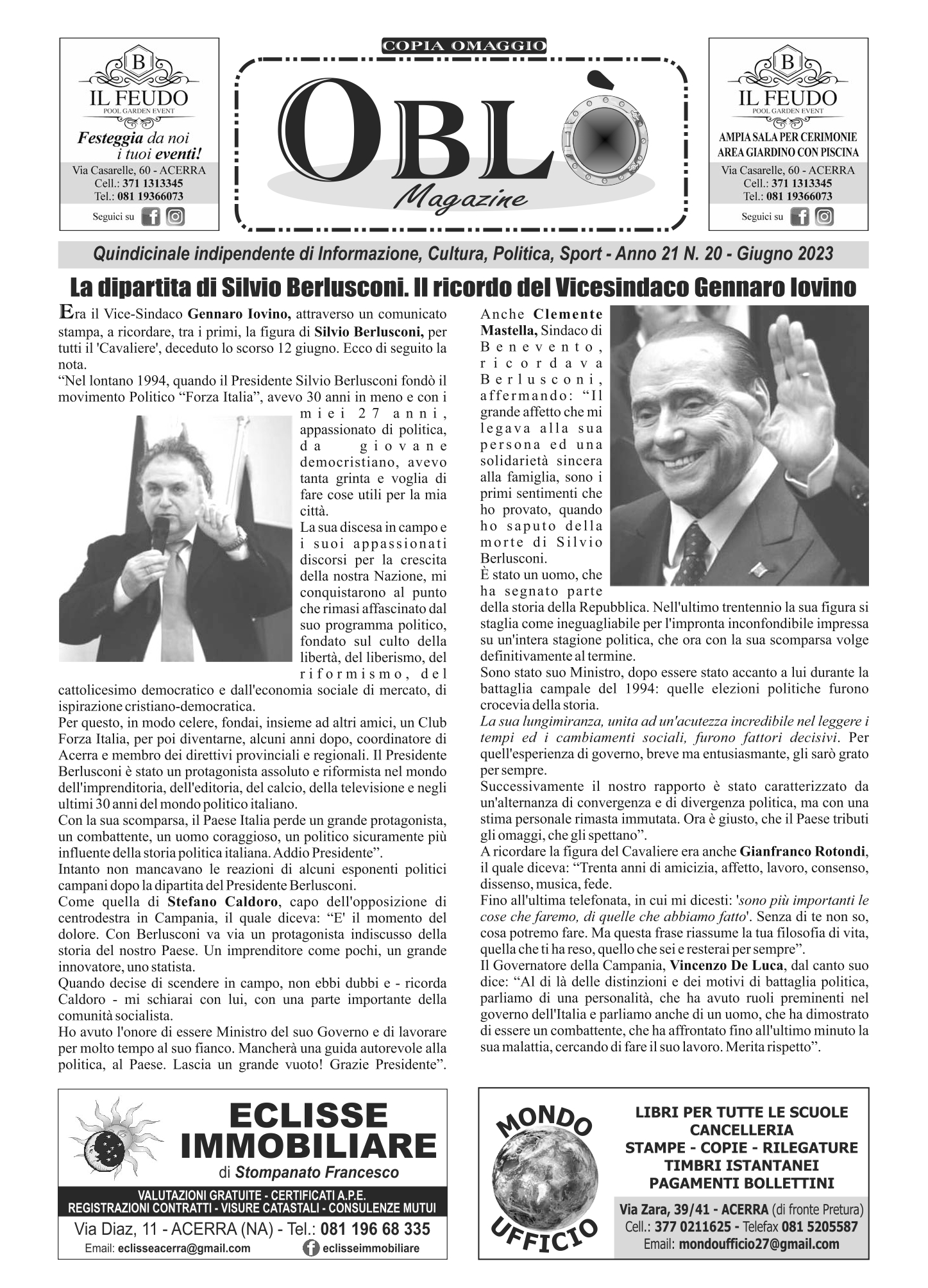 Edizione integrale del 19 giugno 2023