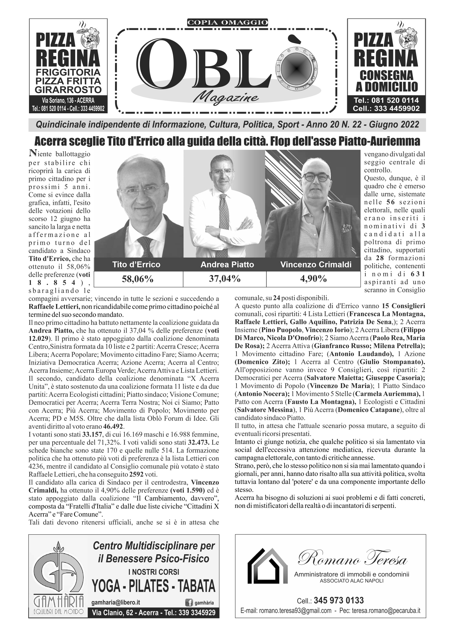 Edizione integrale del 20 giugno 2022