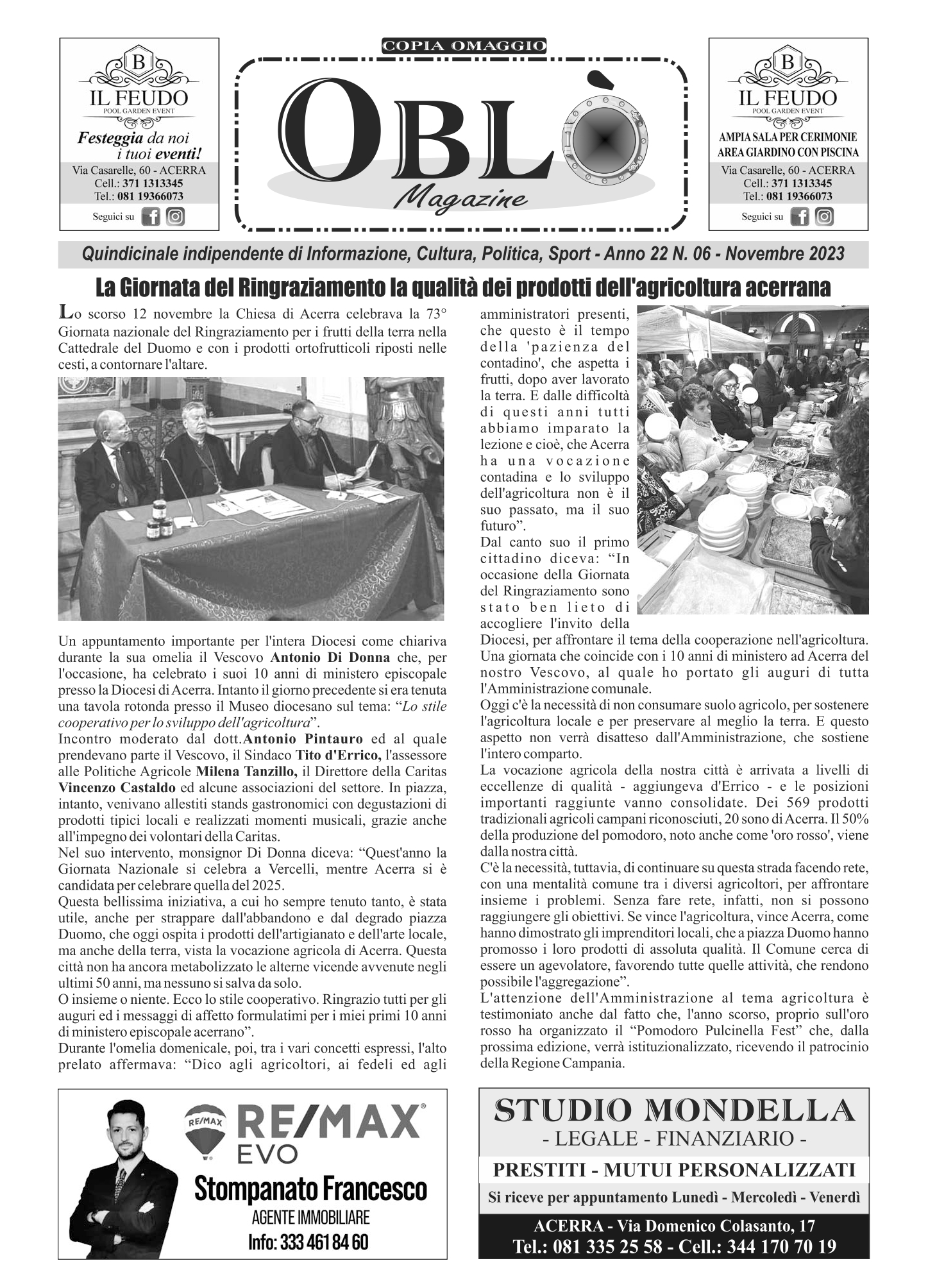 Edizione integrale del 20 novembre 2023