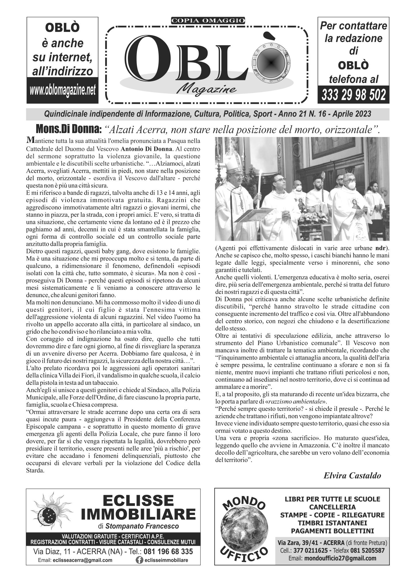 Edizione integrale del 25 aprile 2023