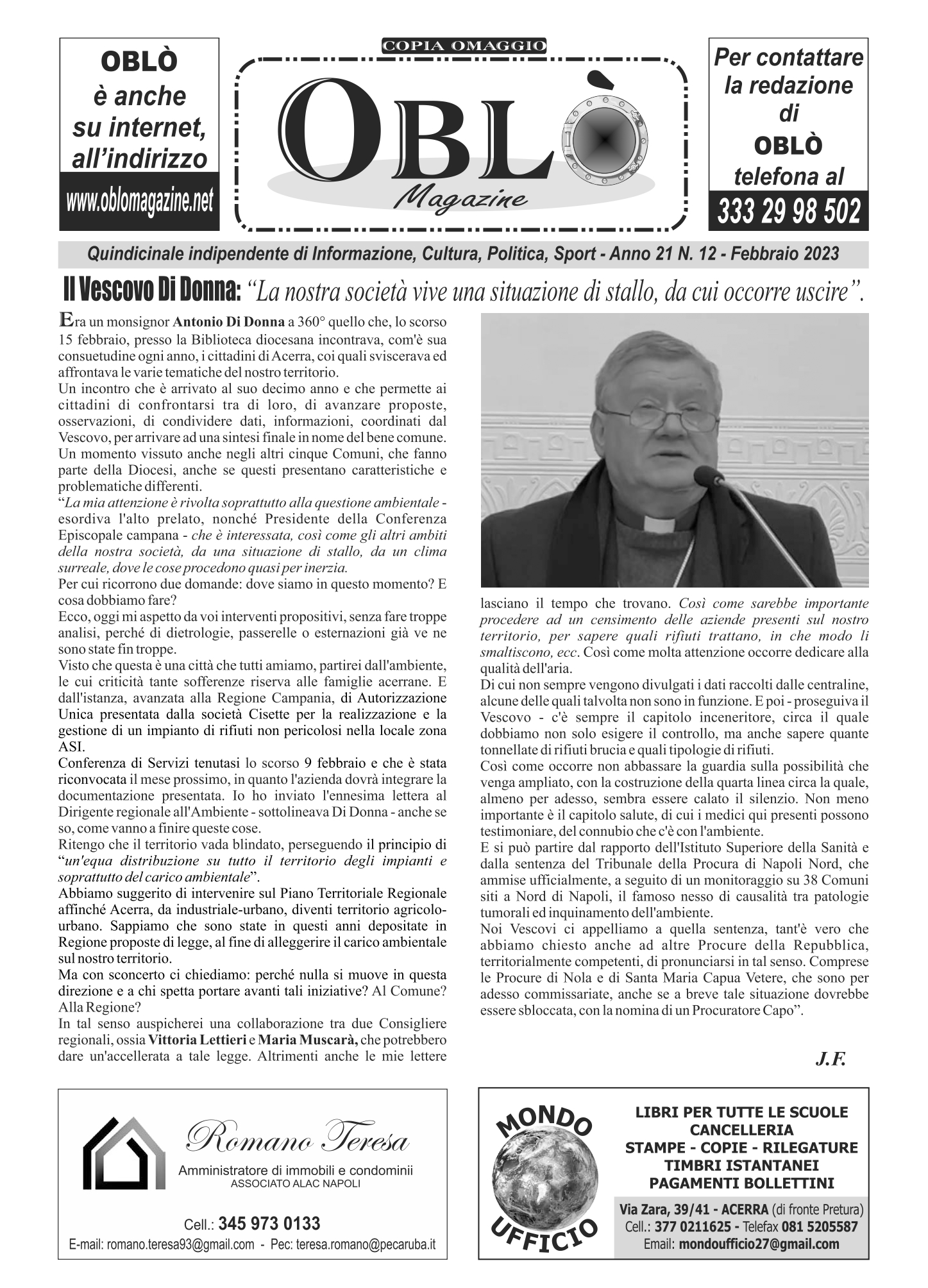 Edizione integrale del 26 febbraio 2023