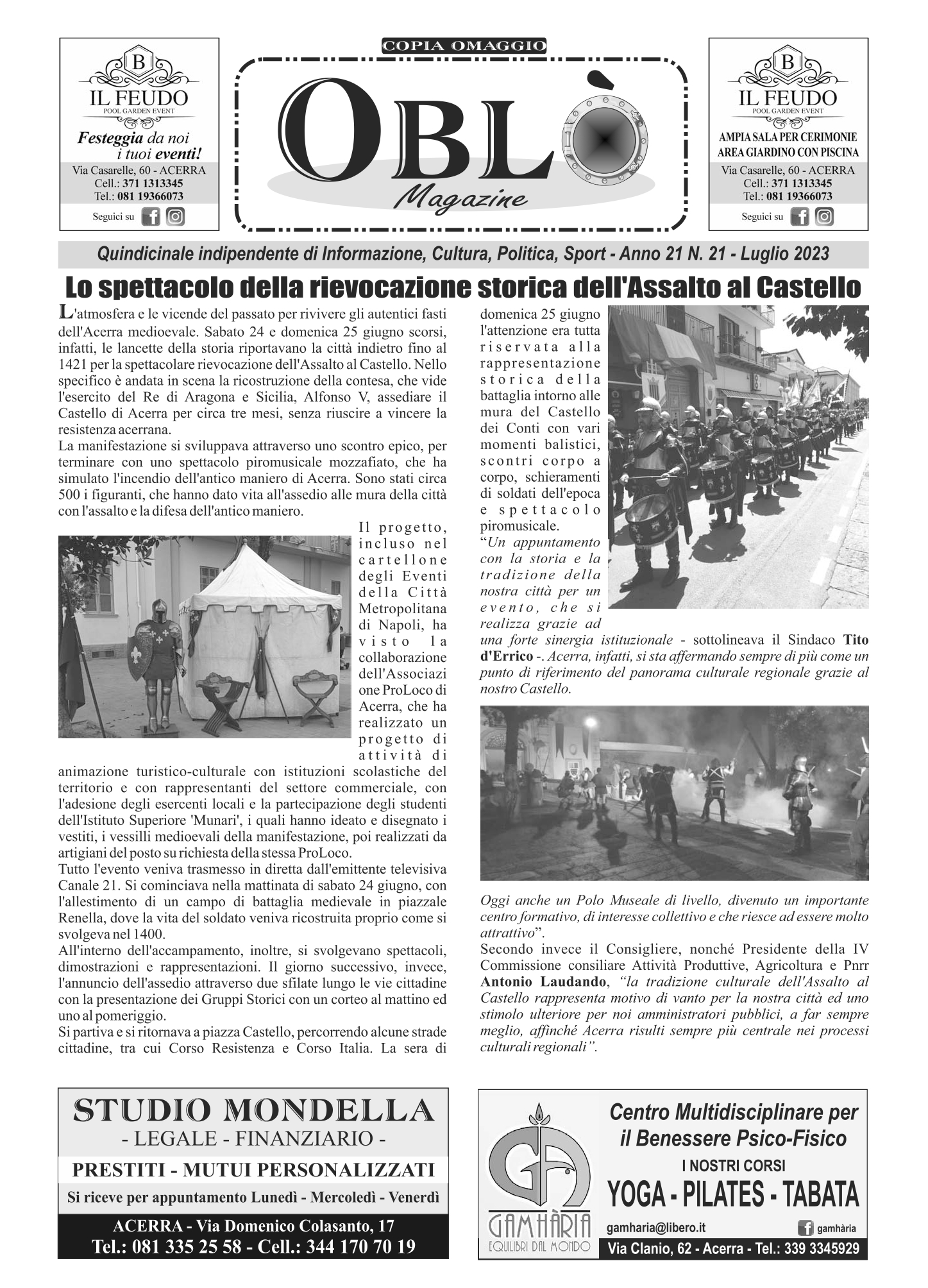 Edizione integrale del 03 luglio 2023