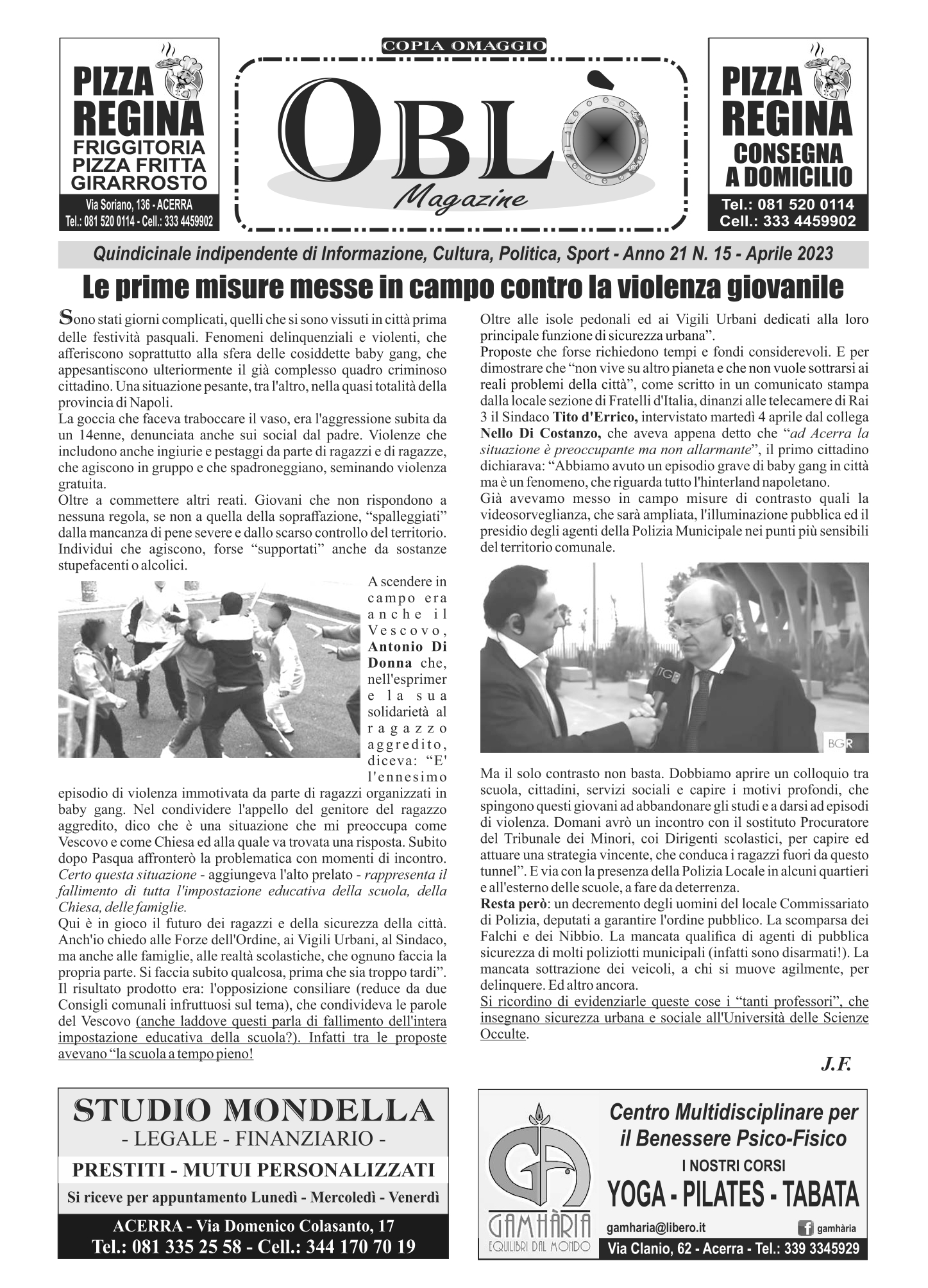 Edizione integrale del 11 aprile del 2023