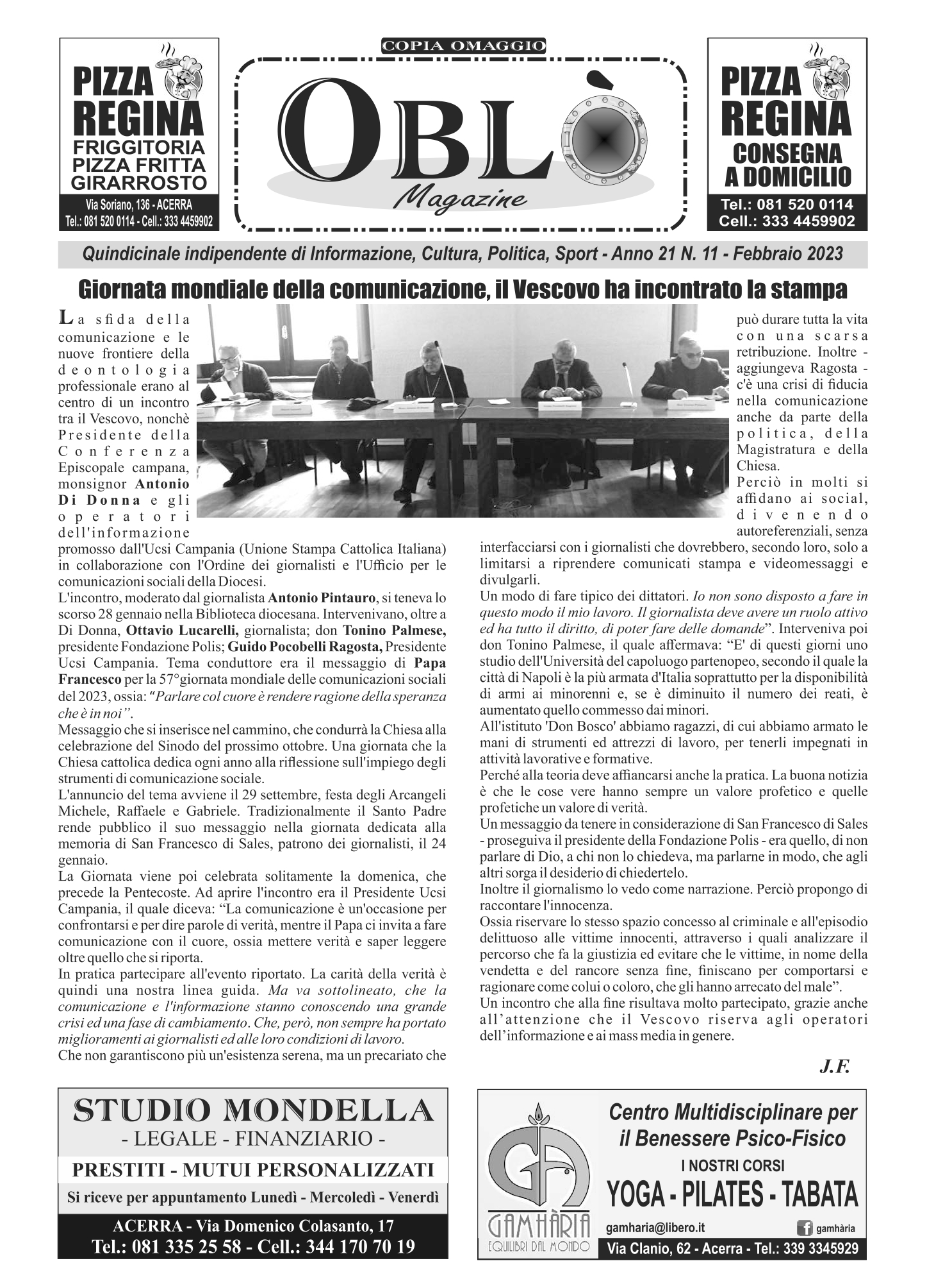 Edizione integrale del 12 febbraio 2023