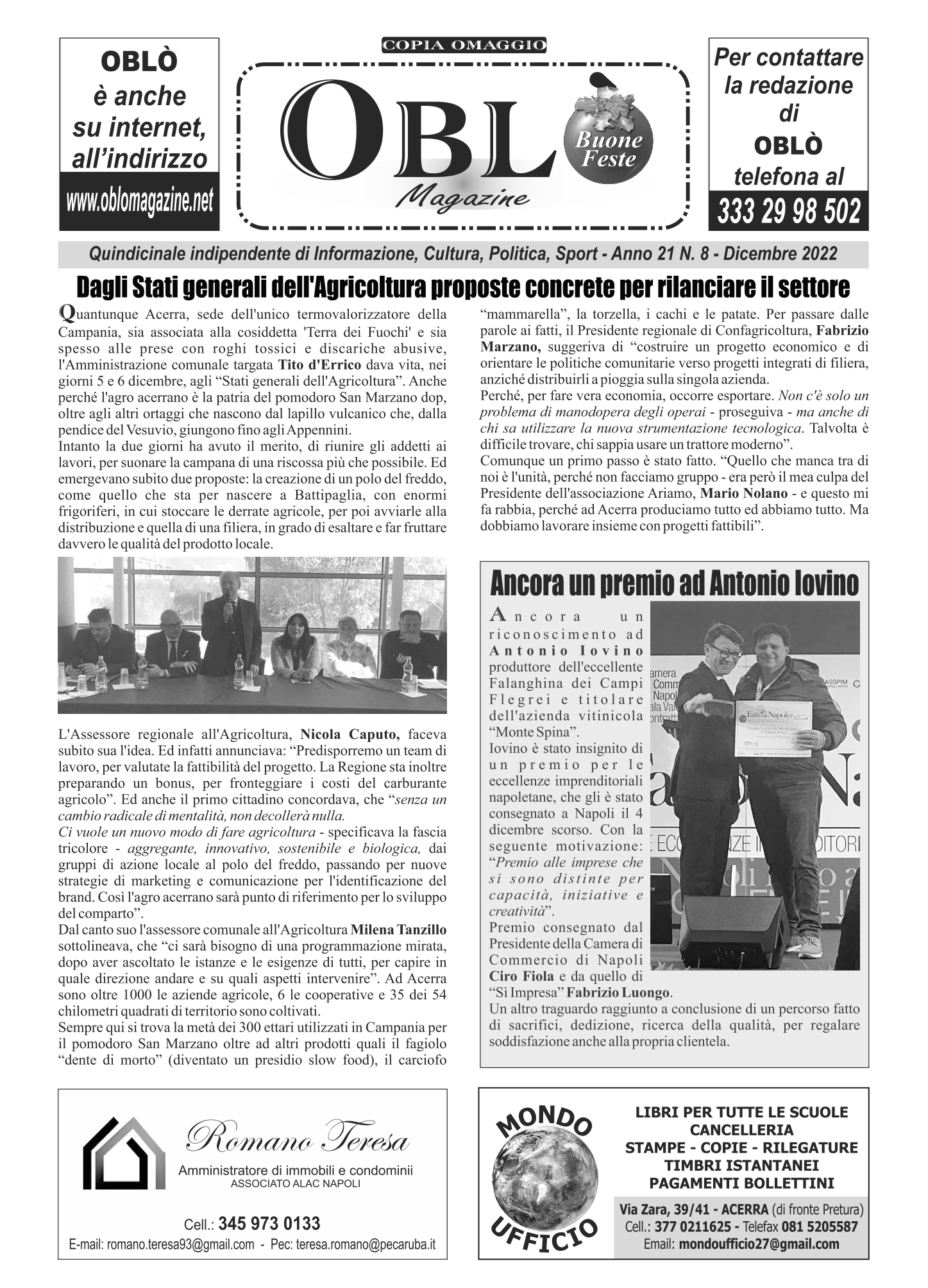 Edizione integrale del 18 dicembre 2022