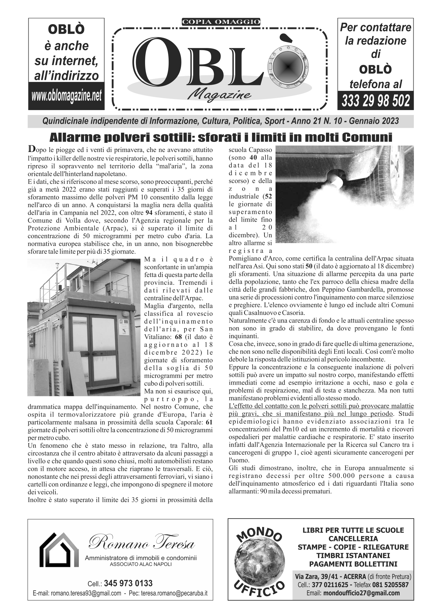 Edizione integrale del 23 gennaio 2023