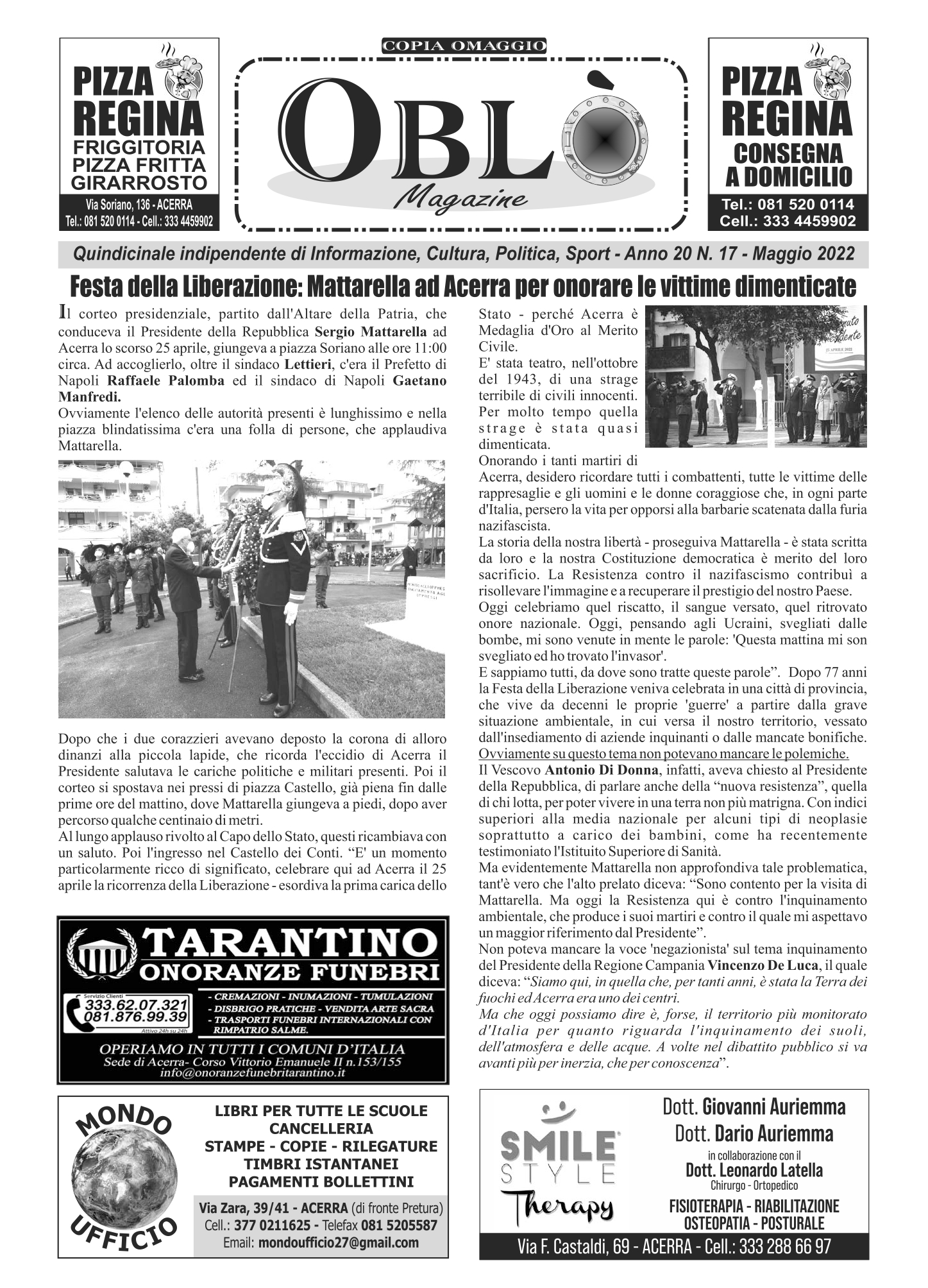 Edizione integrale del 04 maggio 2022