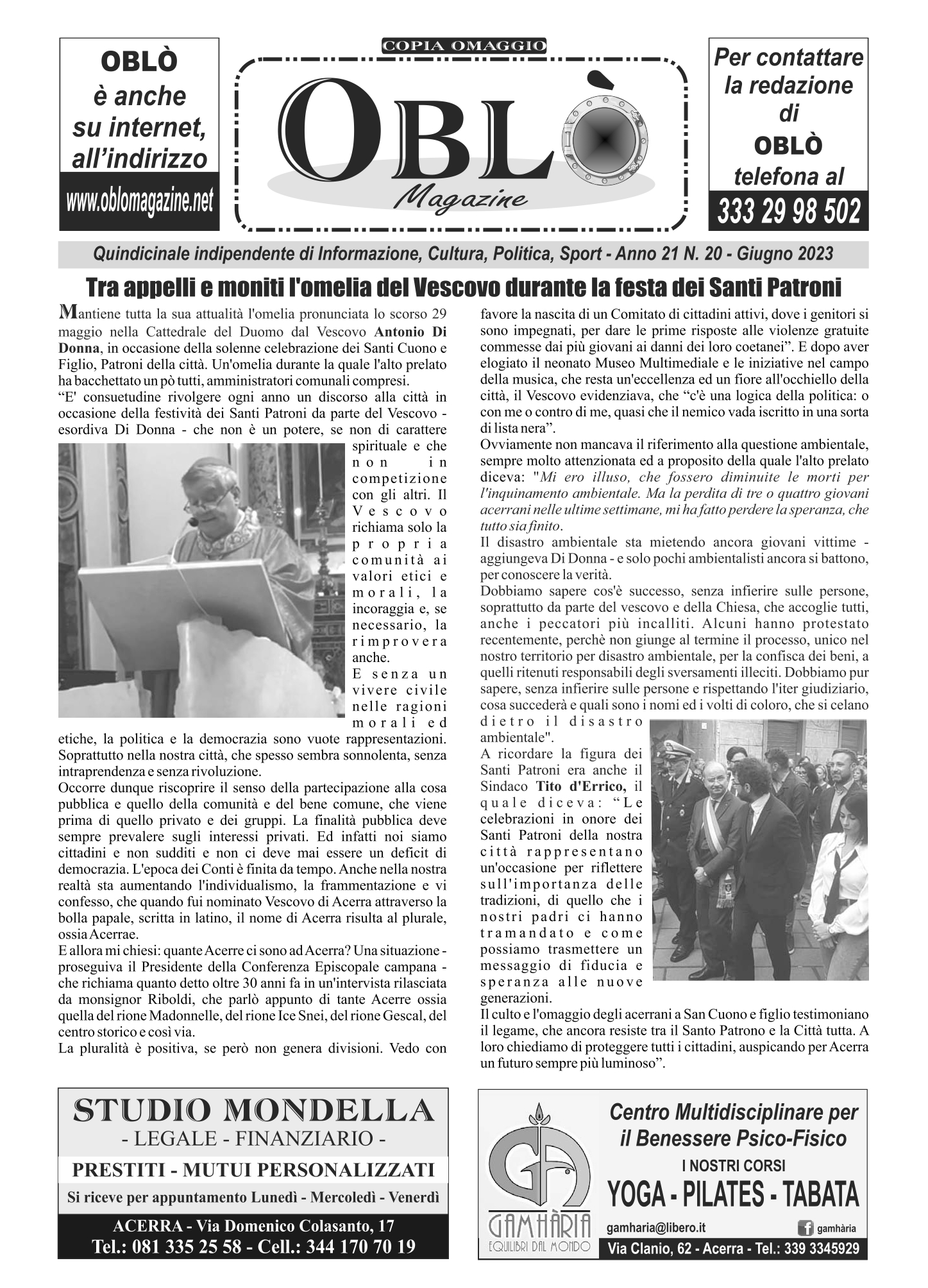 Edizione integrale del 06 giugno 2023