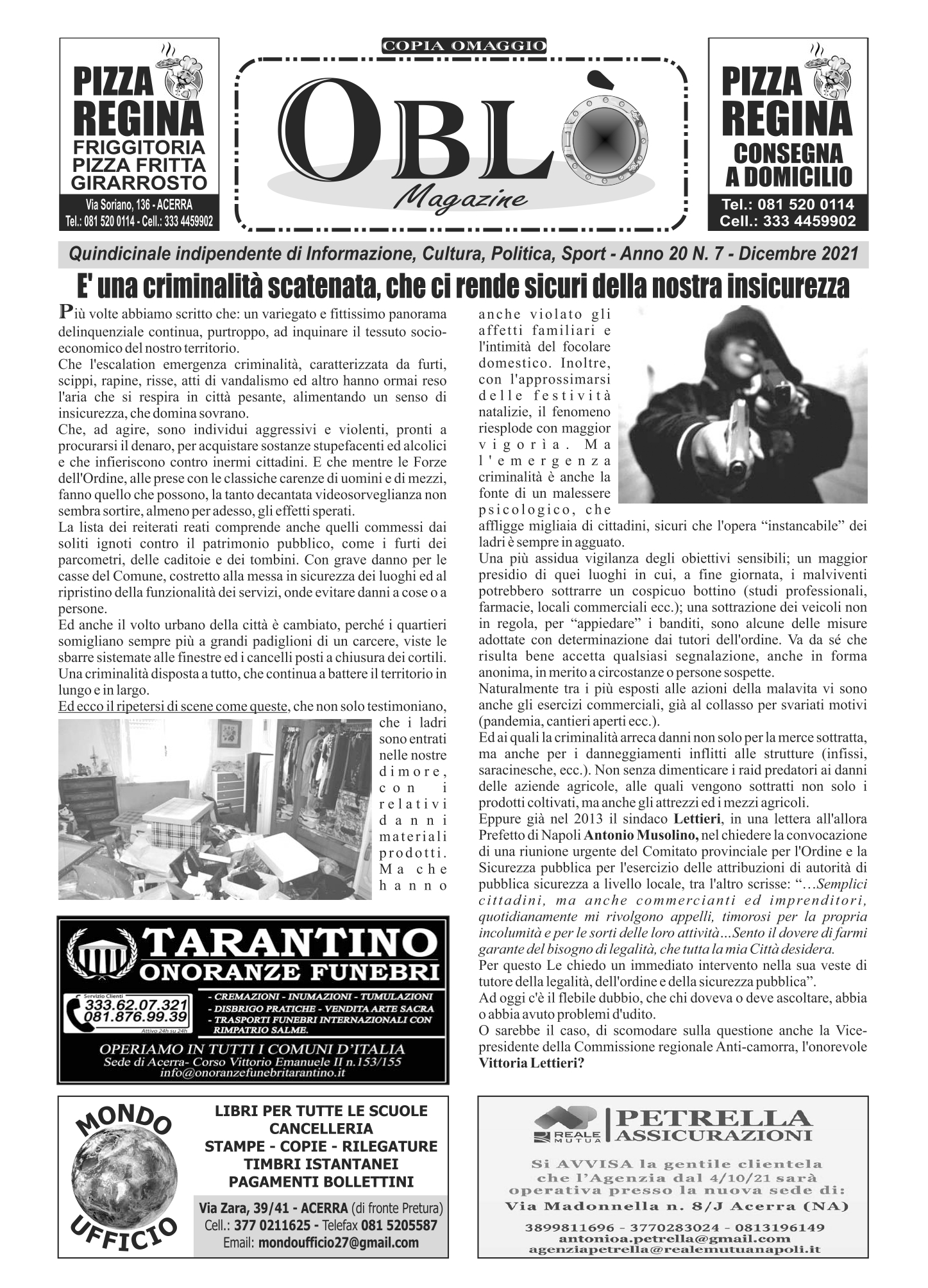Edizione integrale del 07 dicembre 2021
