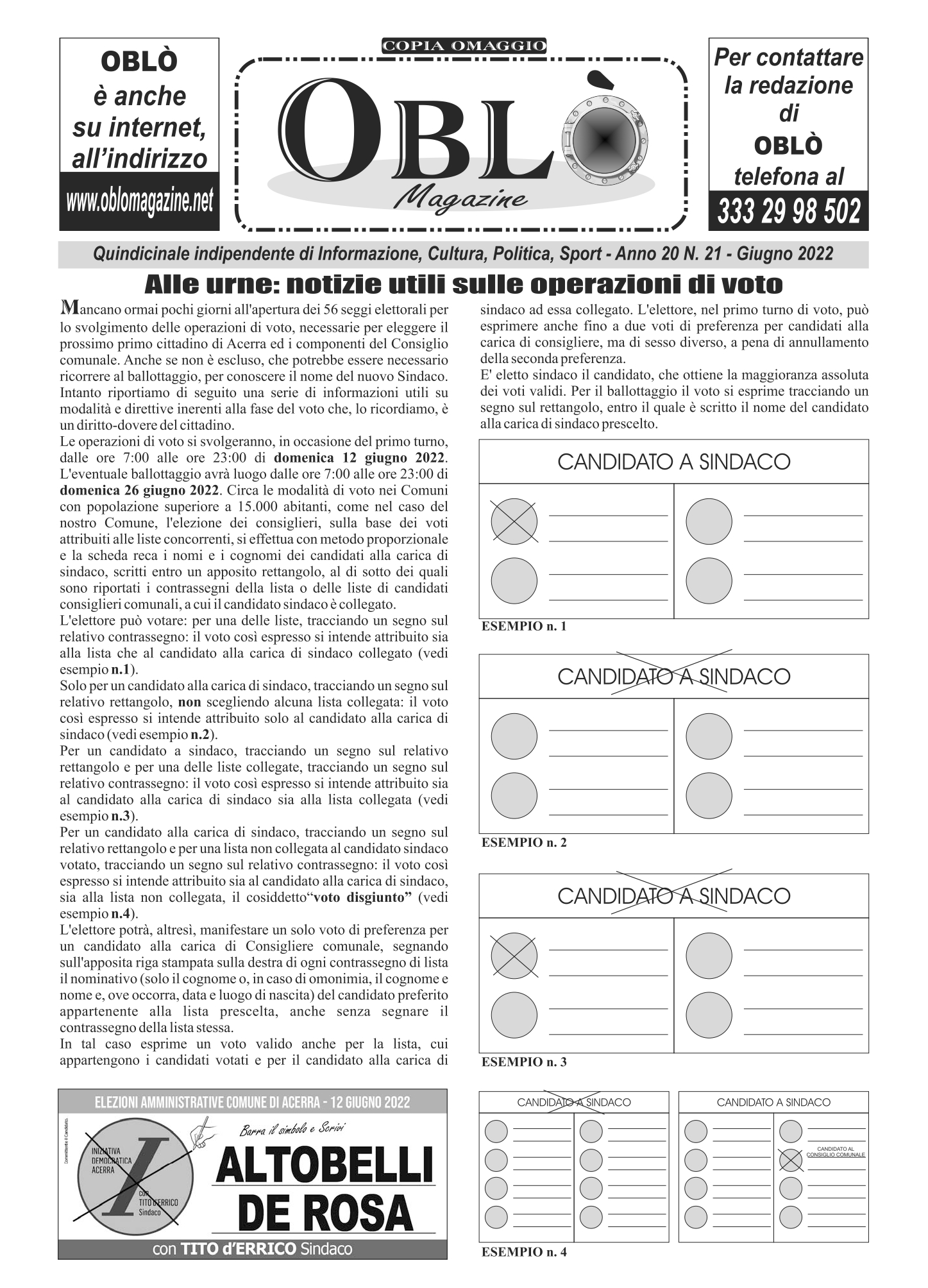 Edizione integrale del 08 giugno 2022