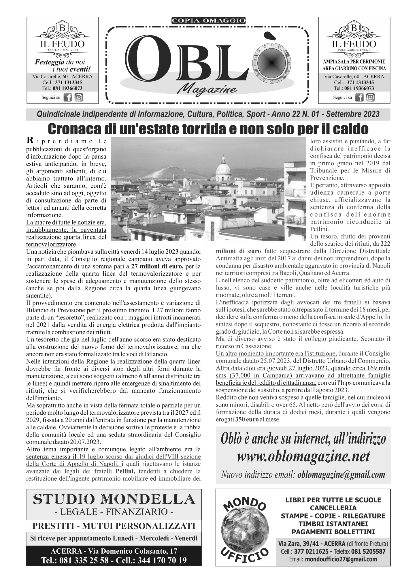 Edizione integrale del 06 settembre 2023