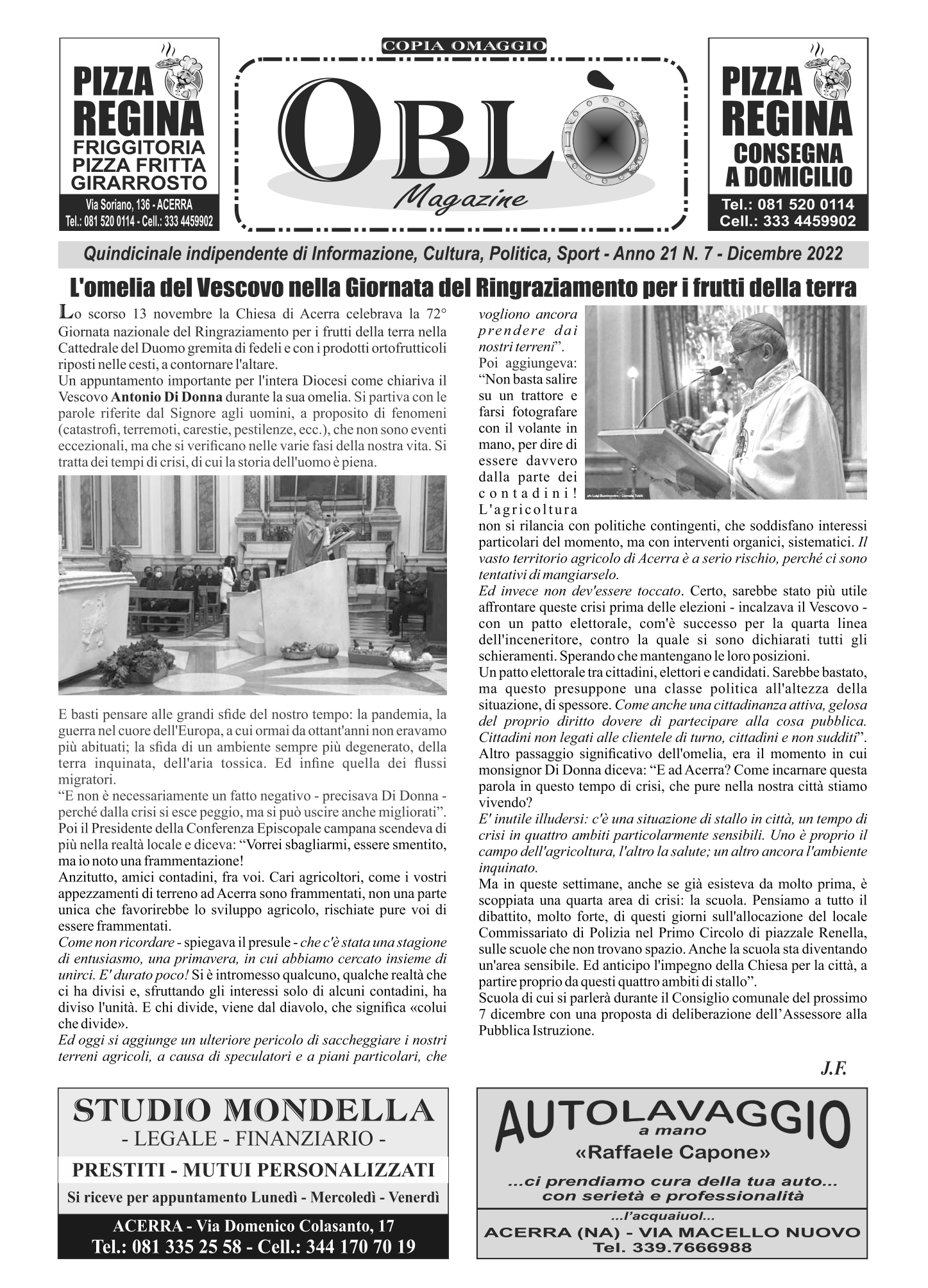 Edizione integrale del 05 dicembre 2022
