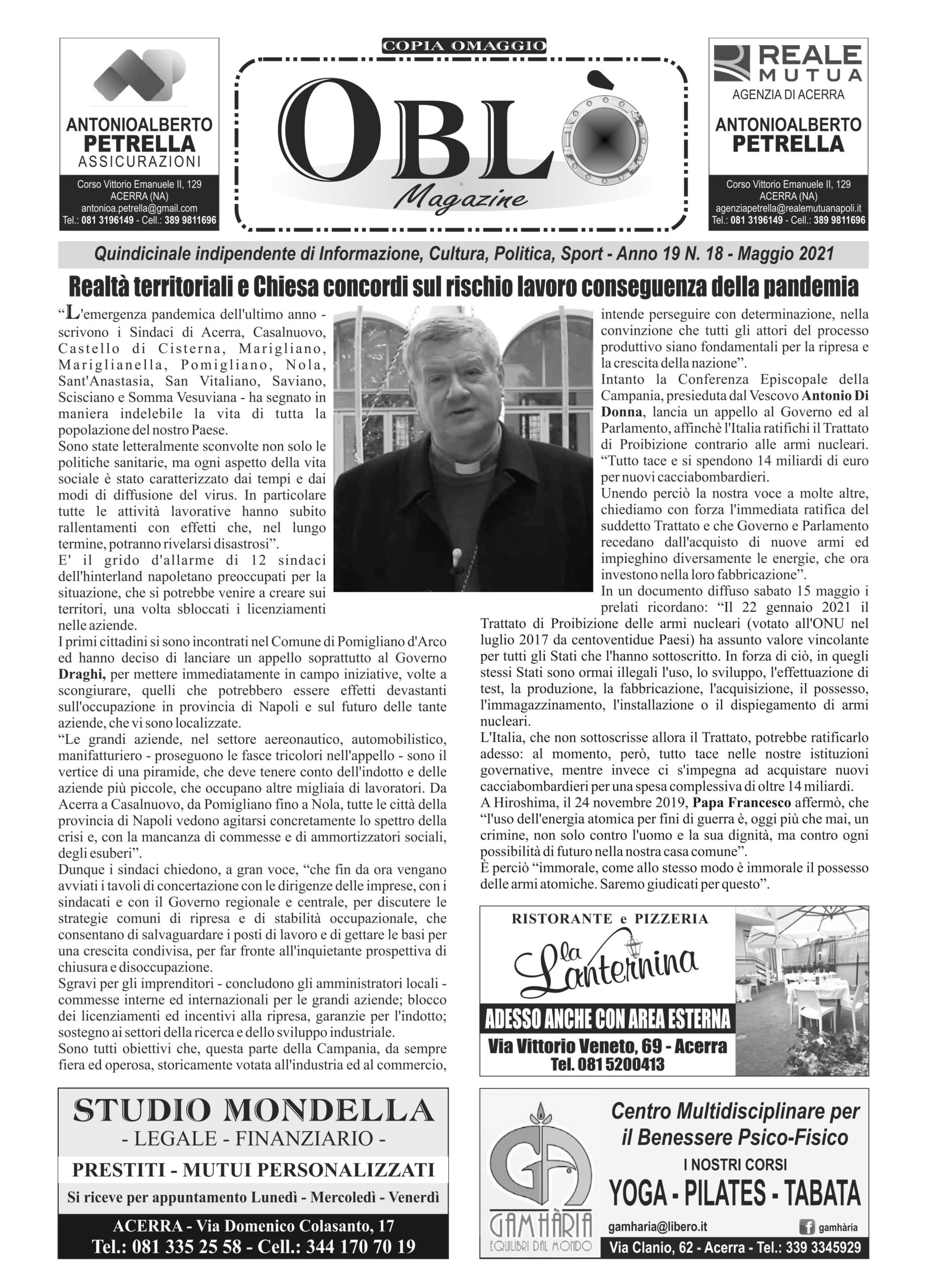 Edizione integrale del 24 maggio 2021