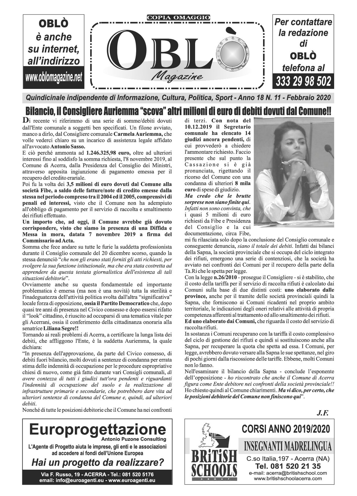 Edizione integrale del 05 febbraio 2020