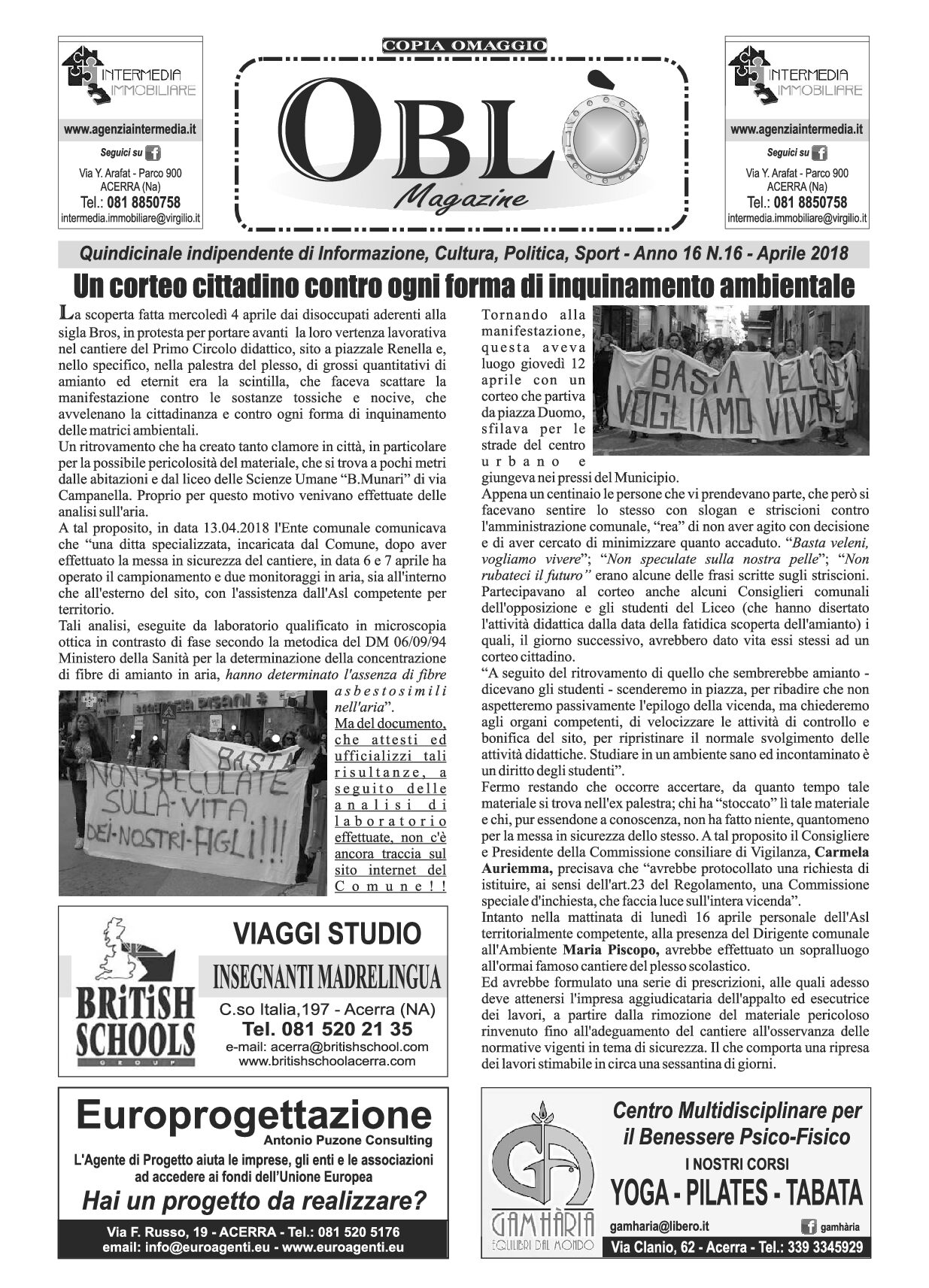 Edizione integrale del 19 aprile 2018