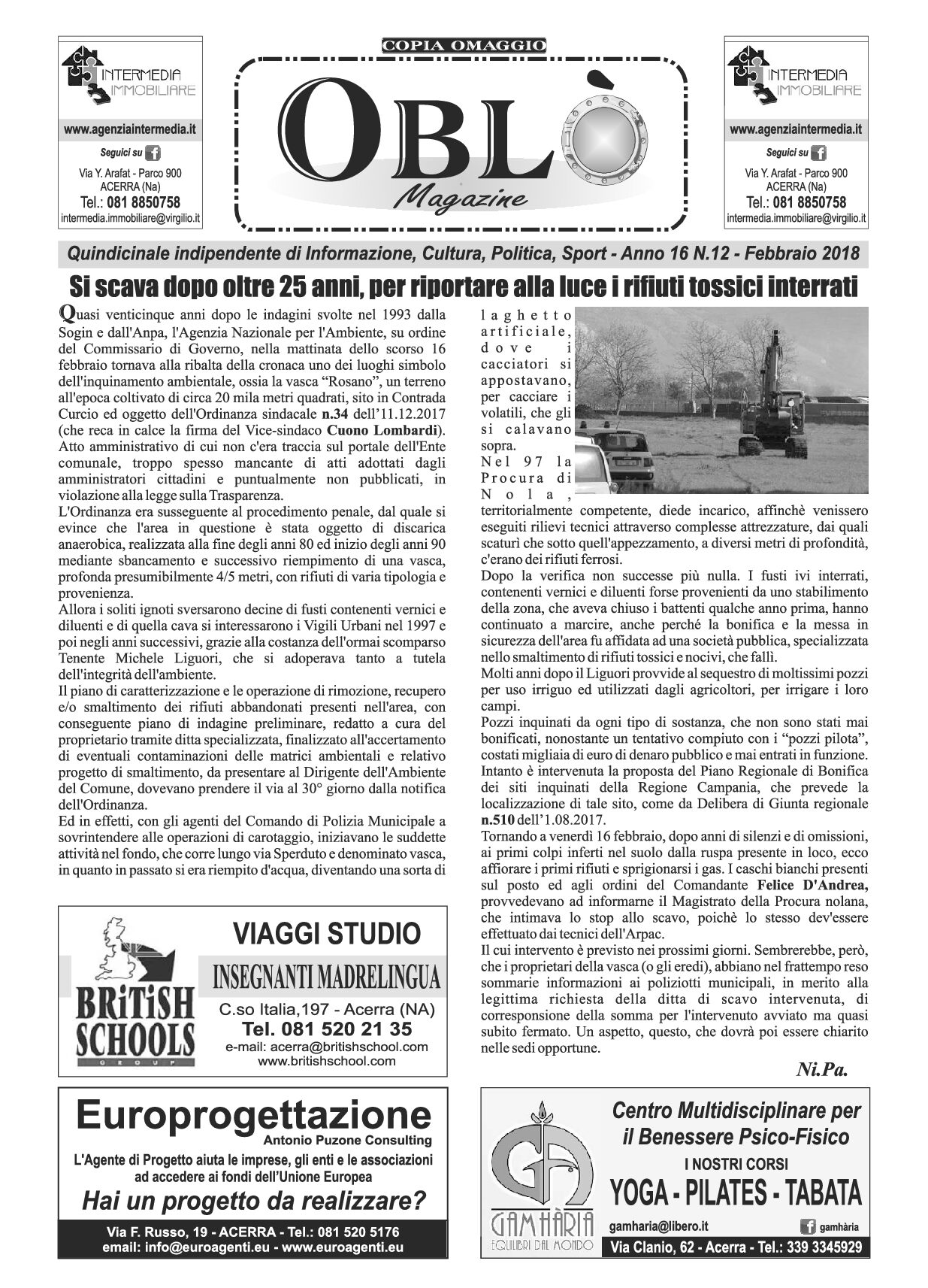 Edizione integrale del 21 febbraio 2018