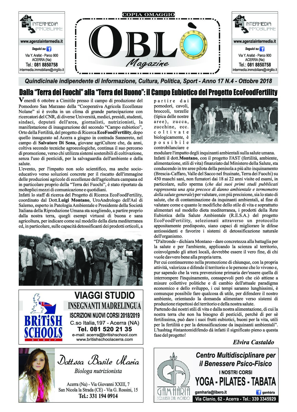 Edizione integrale del 24 ottobre 2018