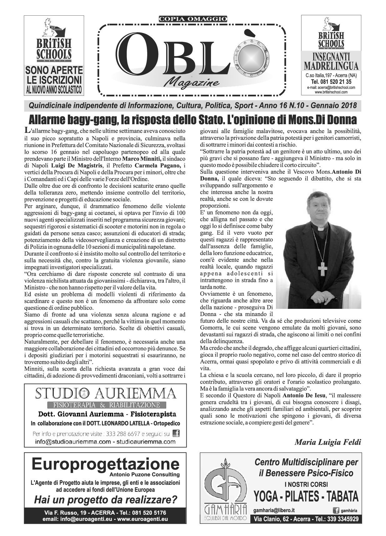 Edizione integrale del 25 gennaio 2018