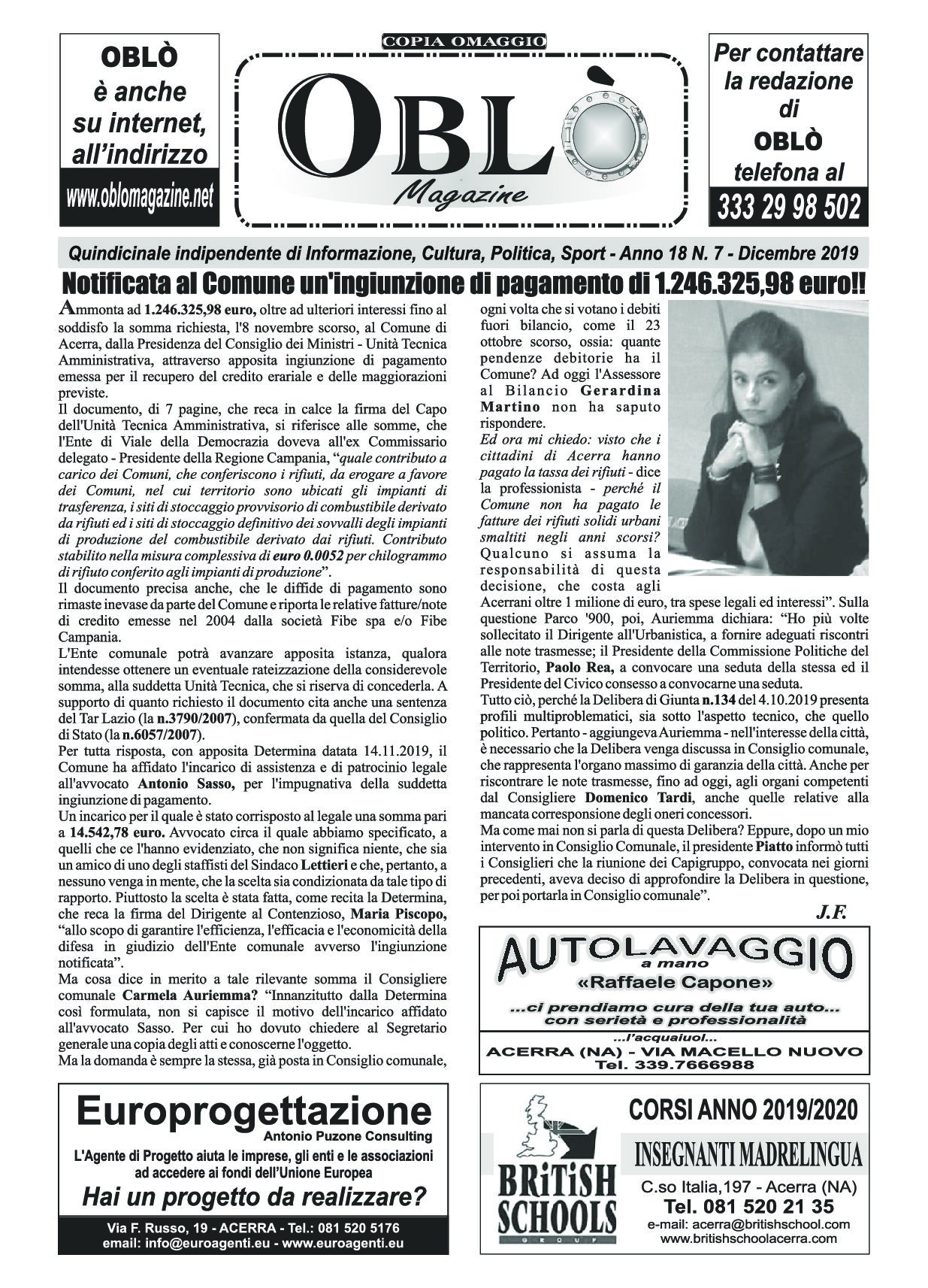 Edizione integrale del 04 dicembre 2019