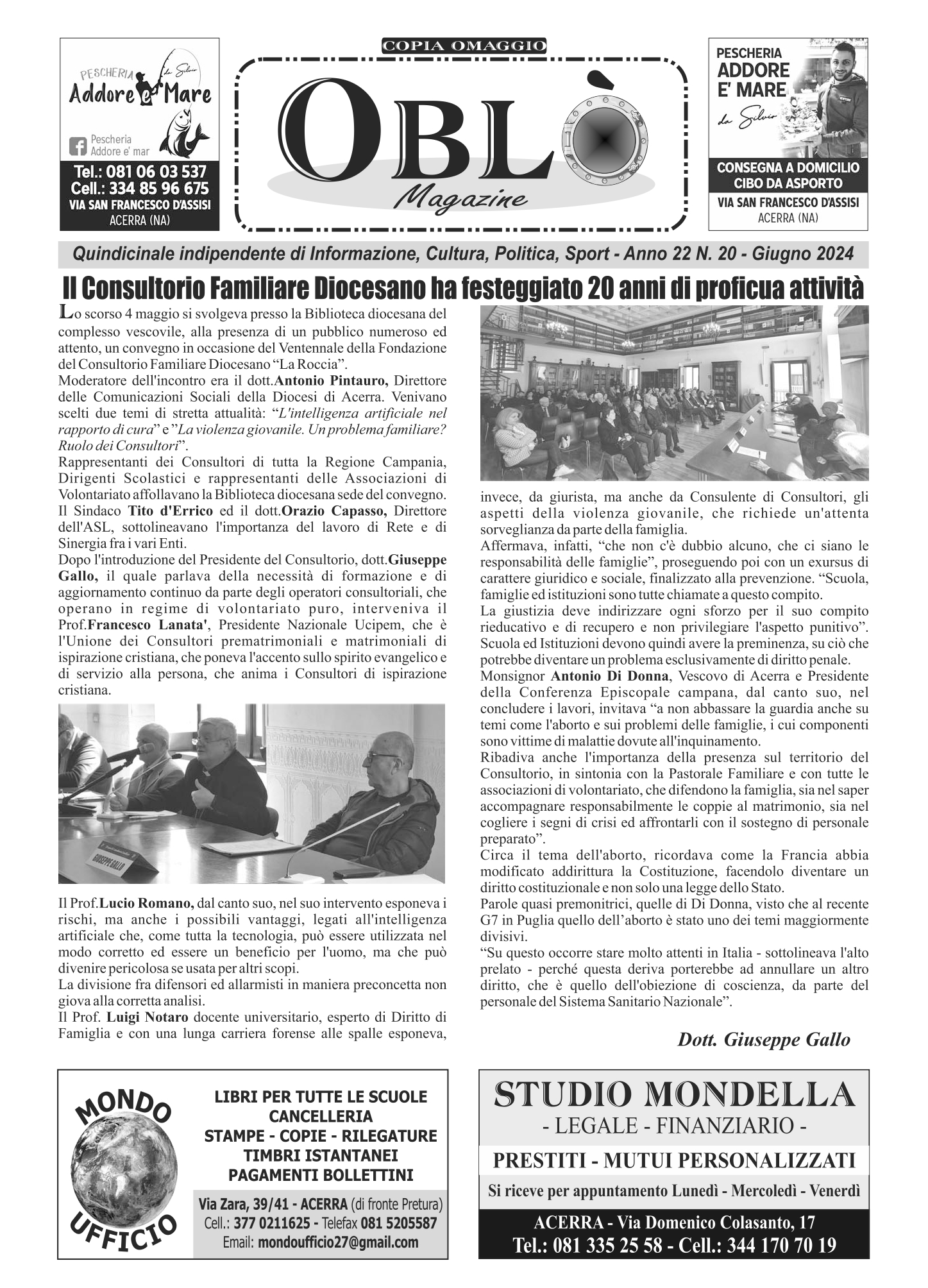 Edizione integrale del 17 giugno 2024