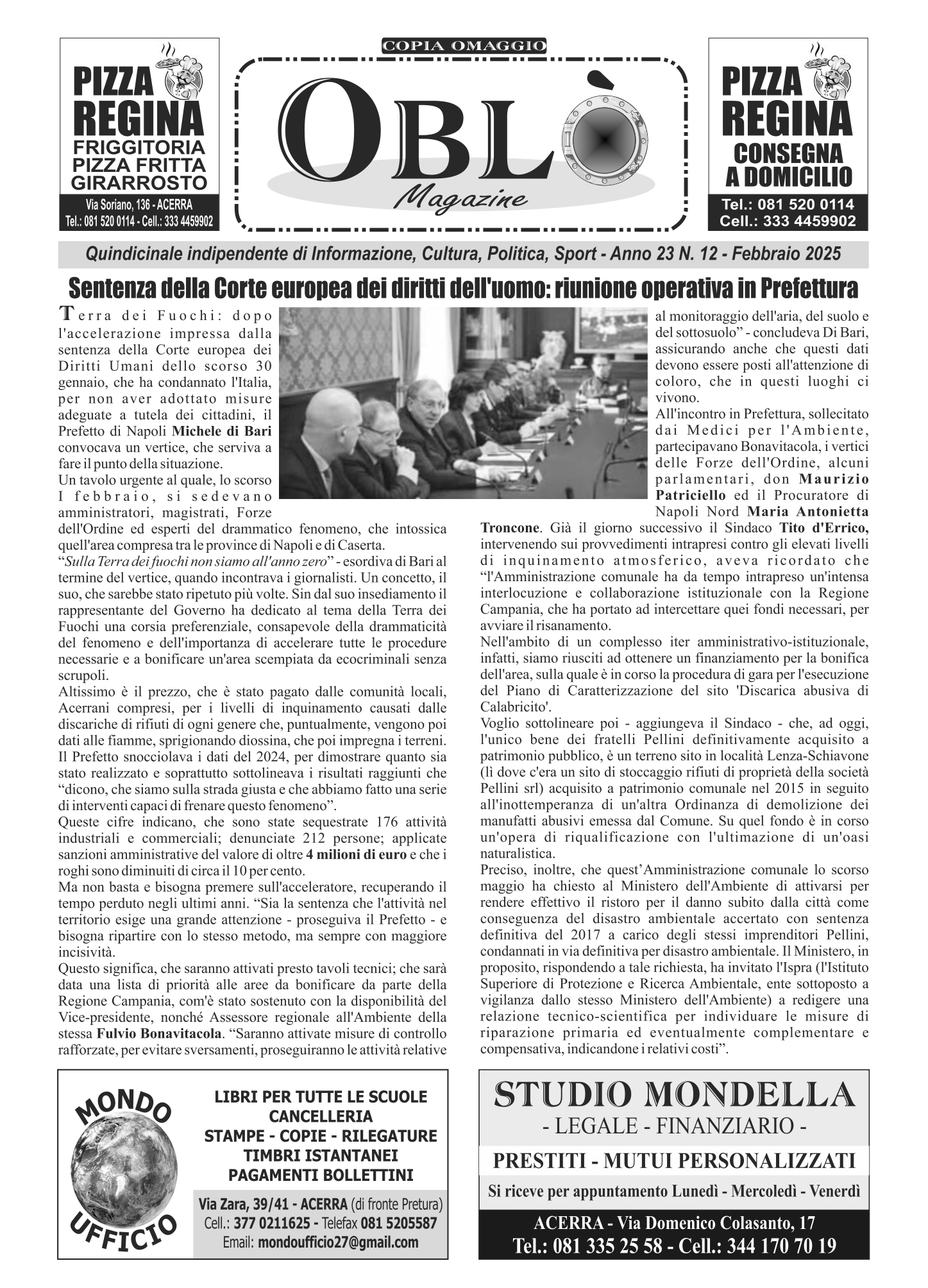 Edizione integrale 17 febbraio 2025