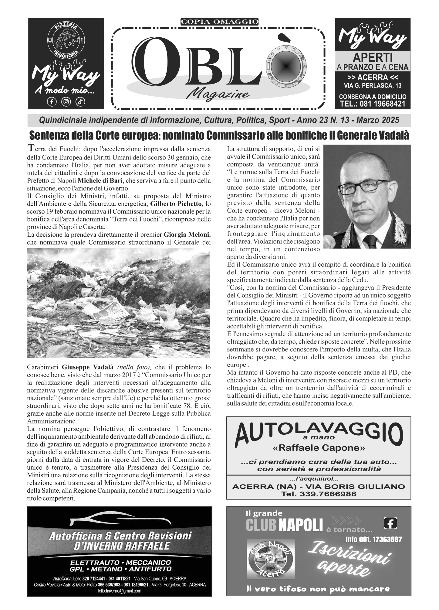 Edizione integrale 3 marzo 2025