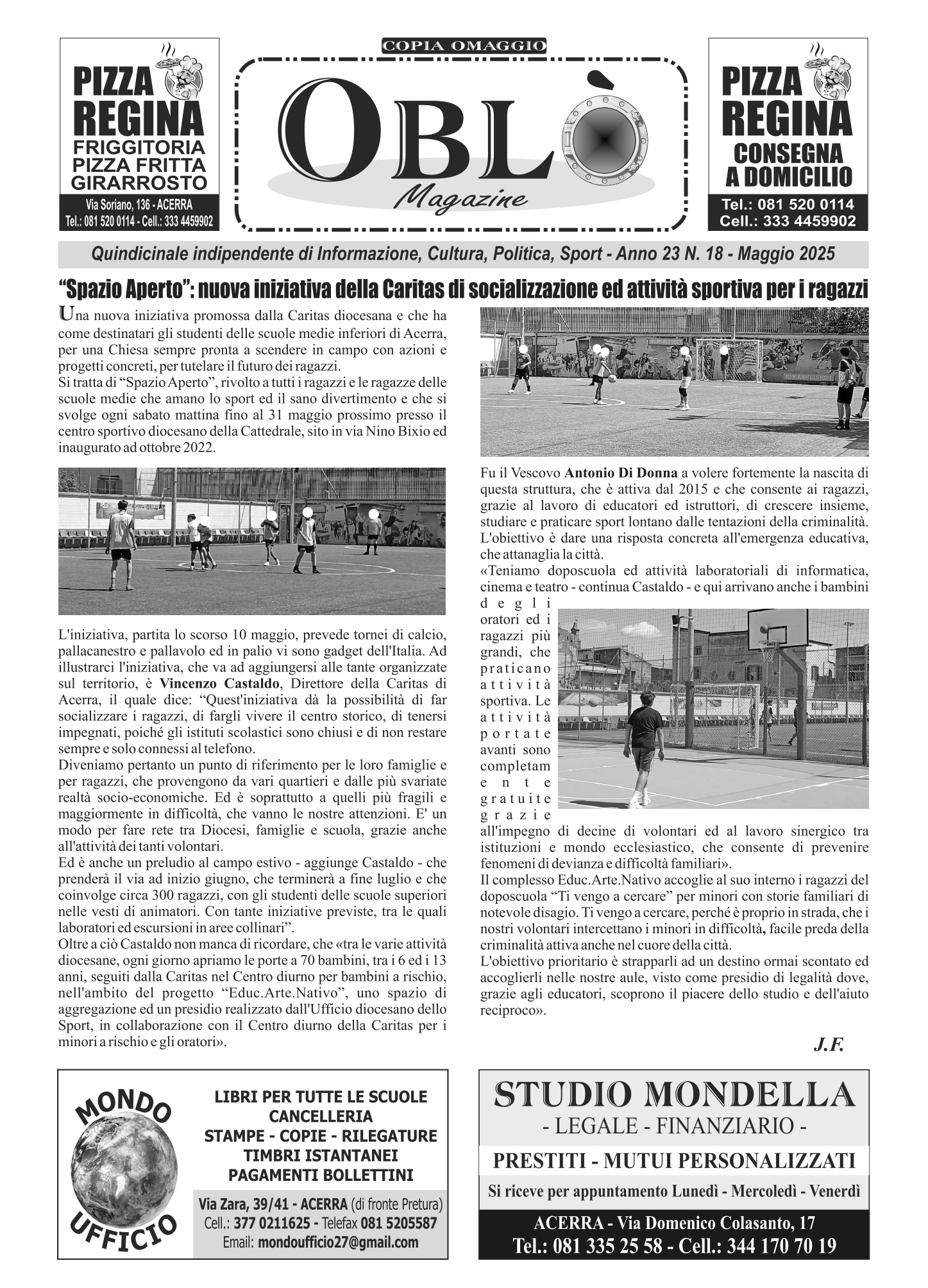 Edizione integrale 27 maggio 2025