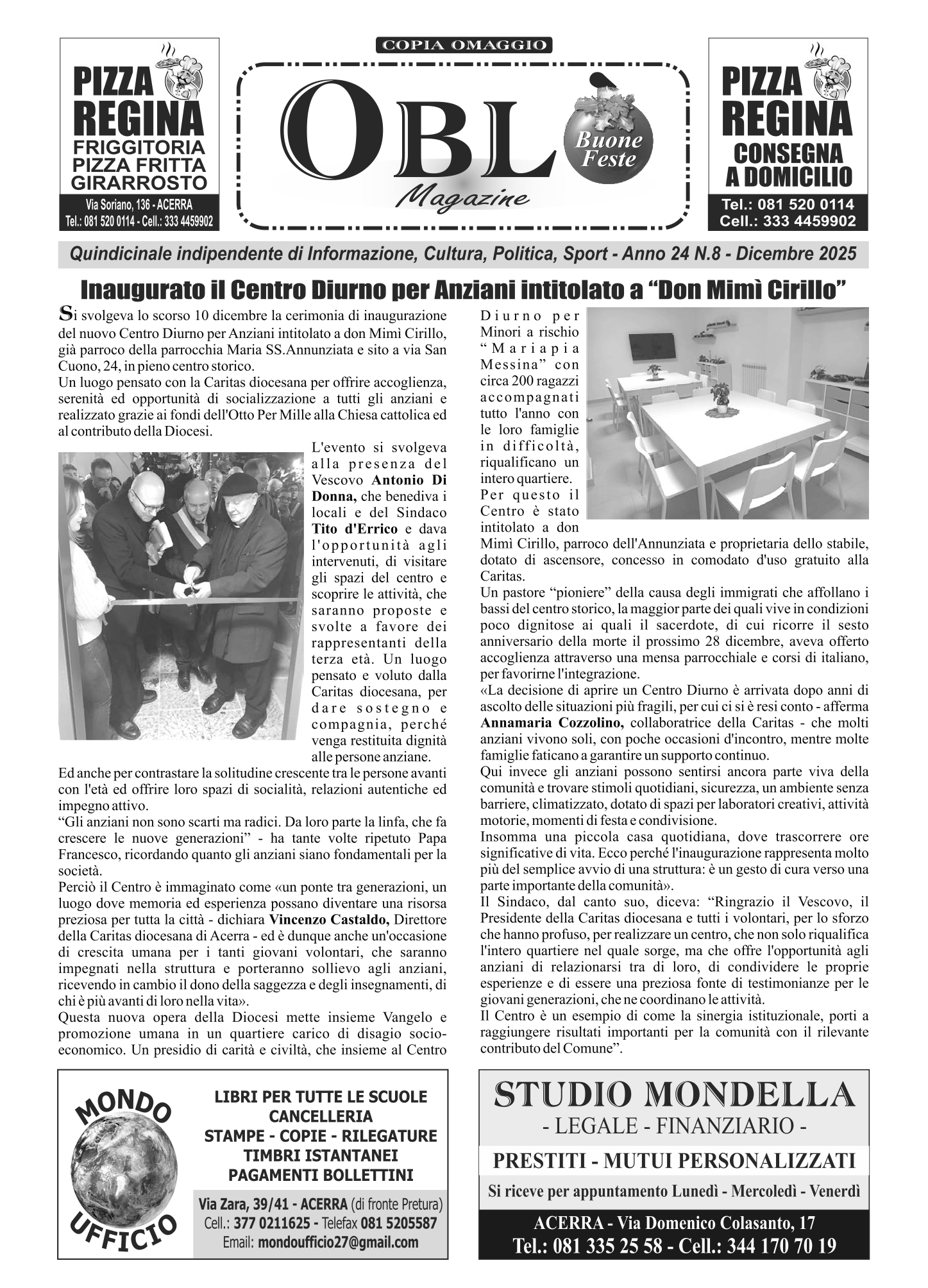 Edizione integrale 15 dicembre 2025