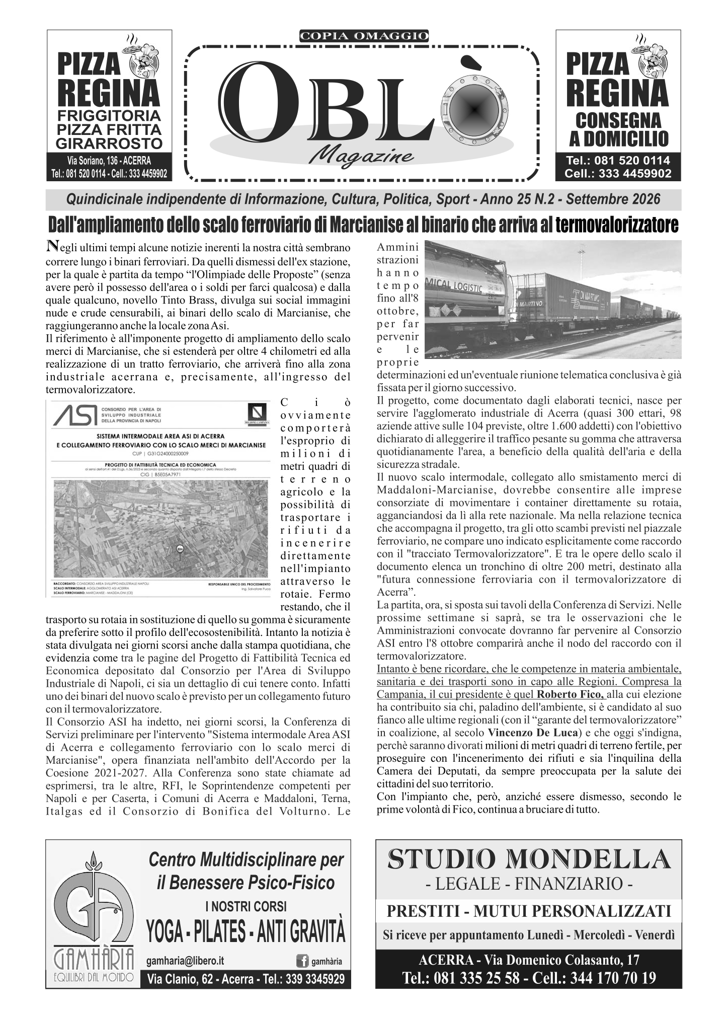 Edizione integrale 23 settembre 2026