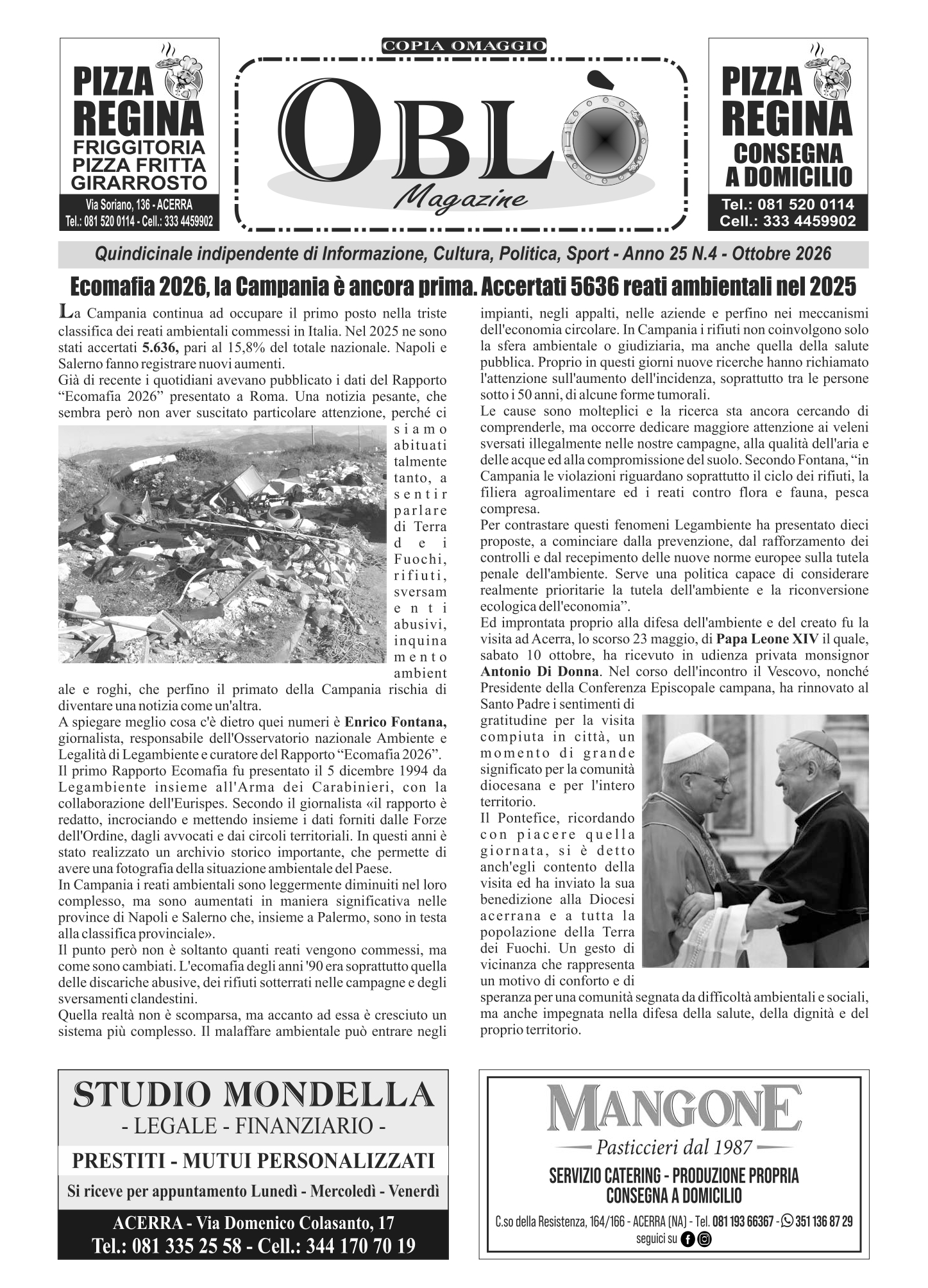 Edizione integrale 20 ottobre 2026